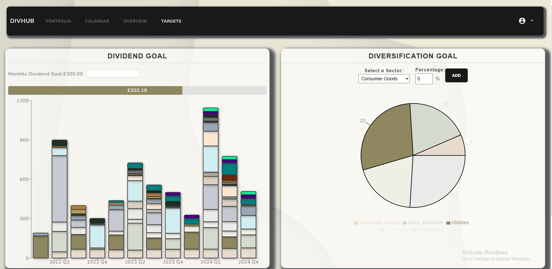Target-driven planning